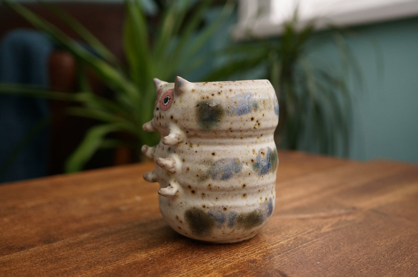 White Caterpillar Mug