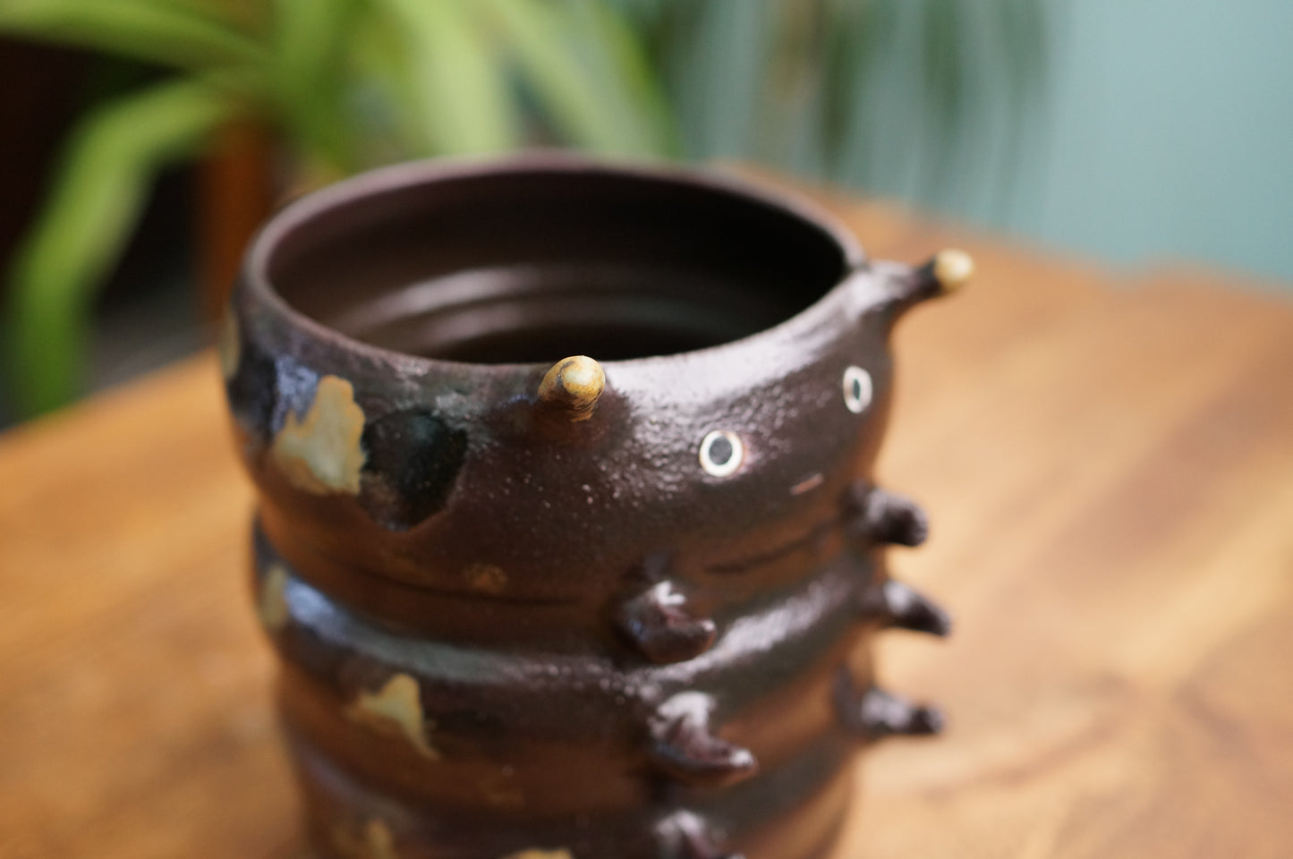 Black Caterpillar Mug