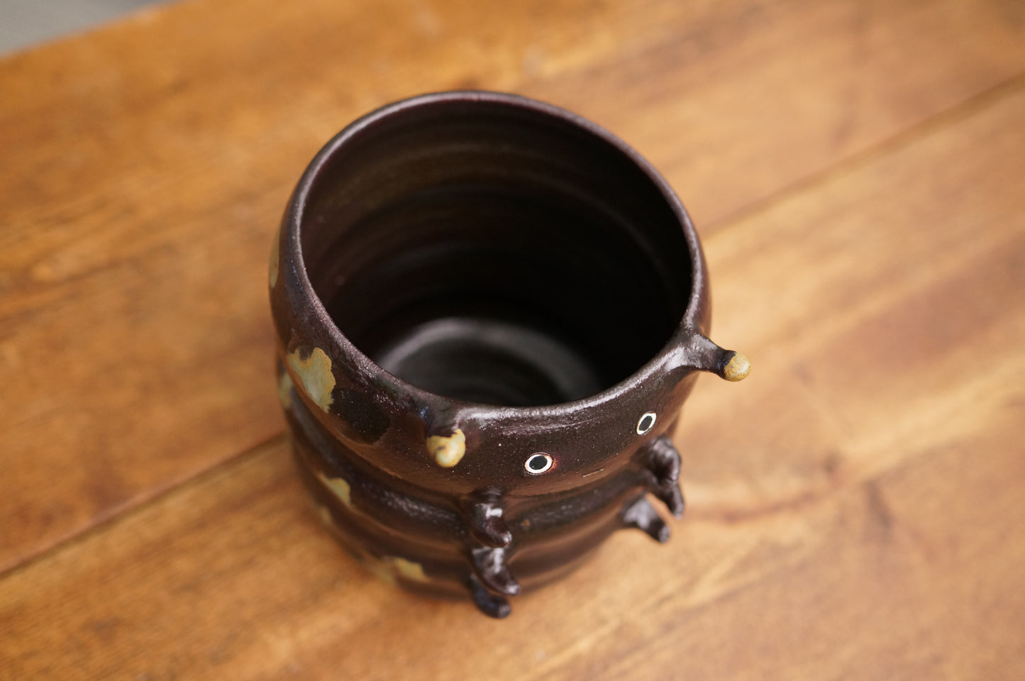 Black Caterpillar Mug
