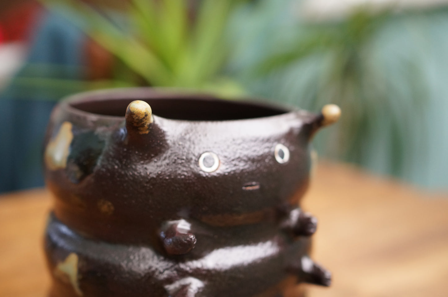 Black Caterpillar Mug