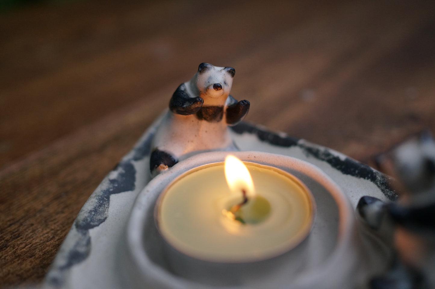 Panda Tea light holder