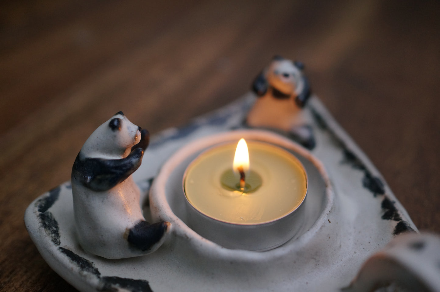 Panda Tea light holder