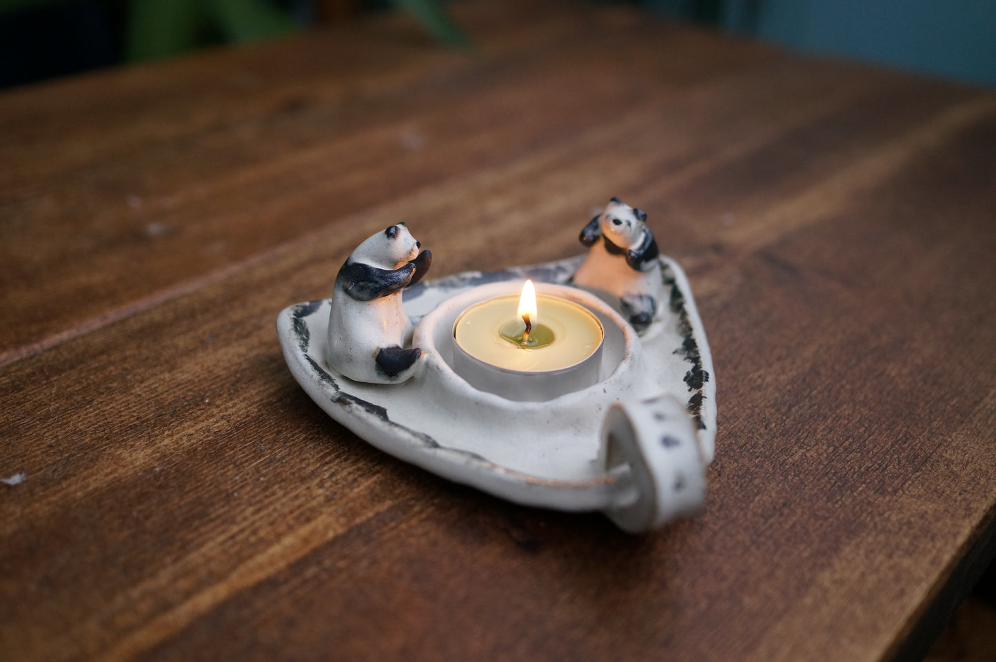Panda Tea light holder