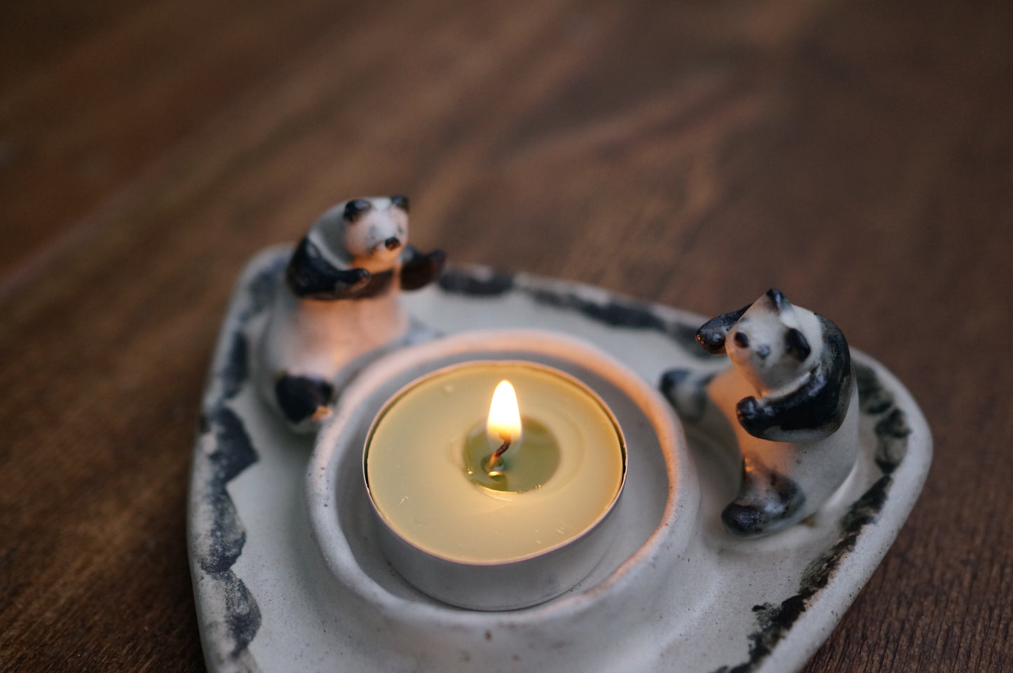 Panda Tea light holder