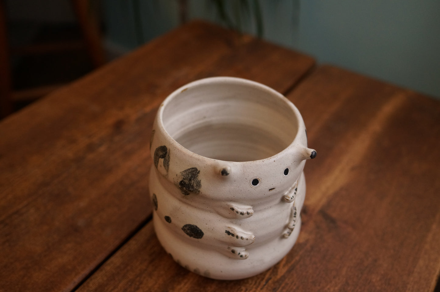 Caterpillar Vase or Planter