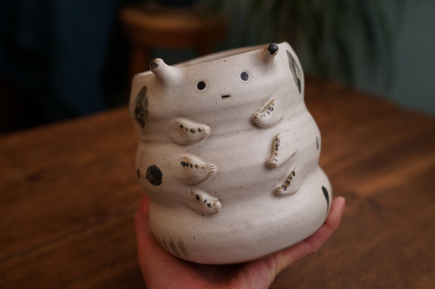 Caterpillar Vase or Planter