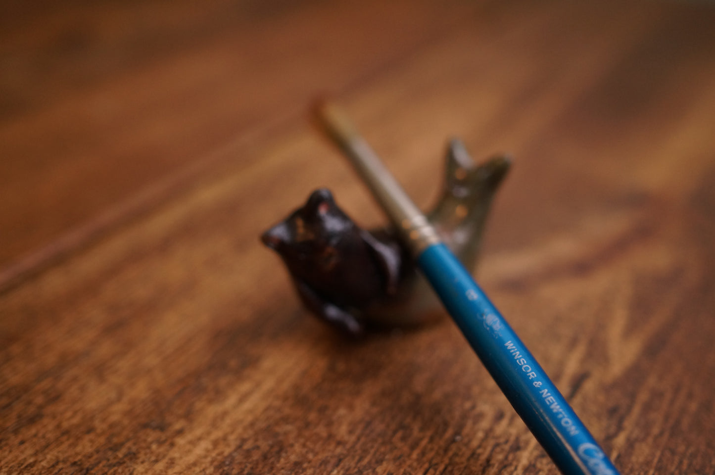 Black Cat Mermaid Chopstick/Brush Rest
