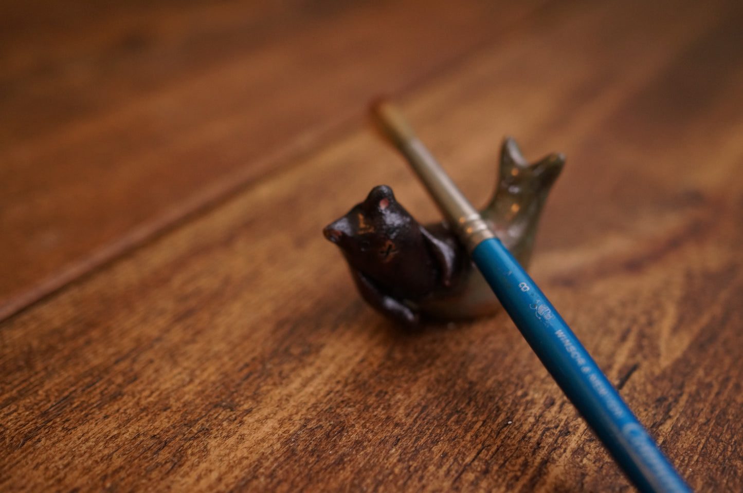 Black Cat Mermaid Chopstick/Brush Rest