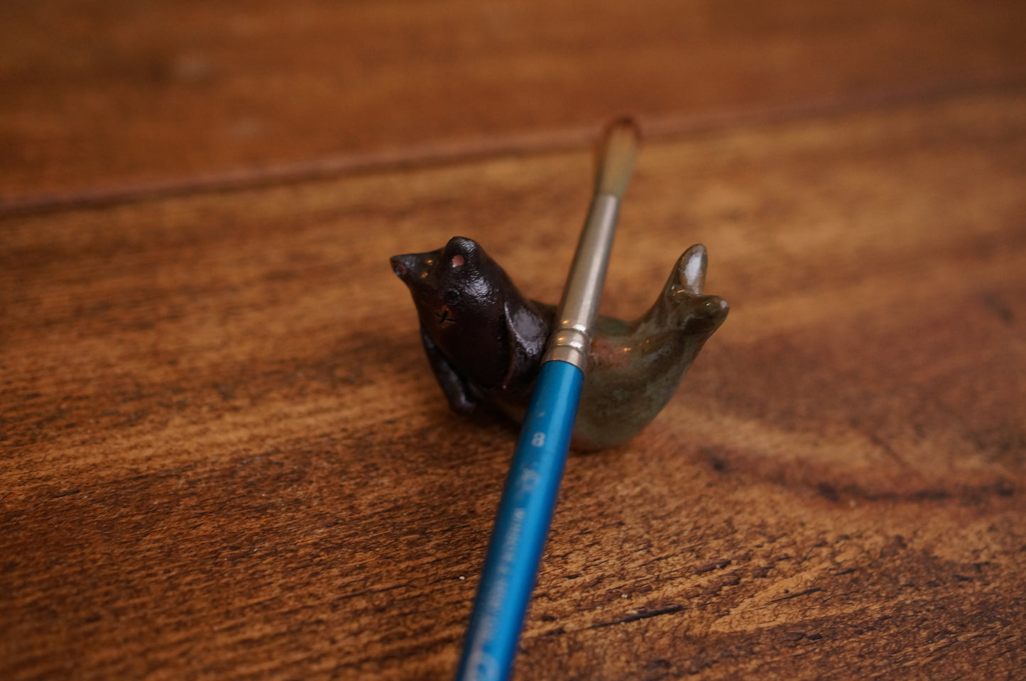 Black Cat Mermaid Chopstick/Brush Rest