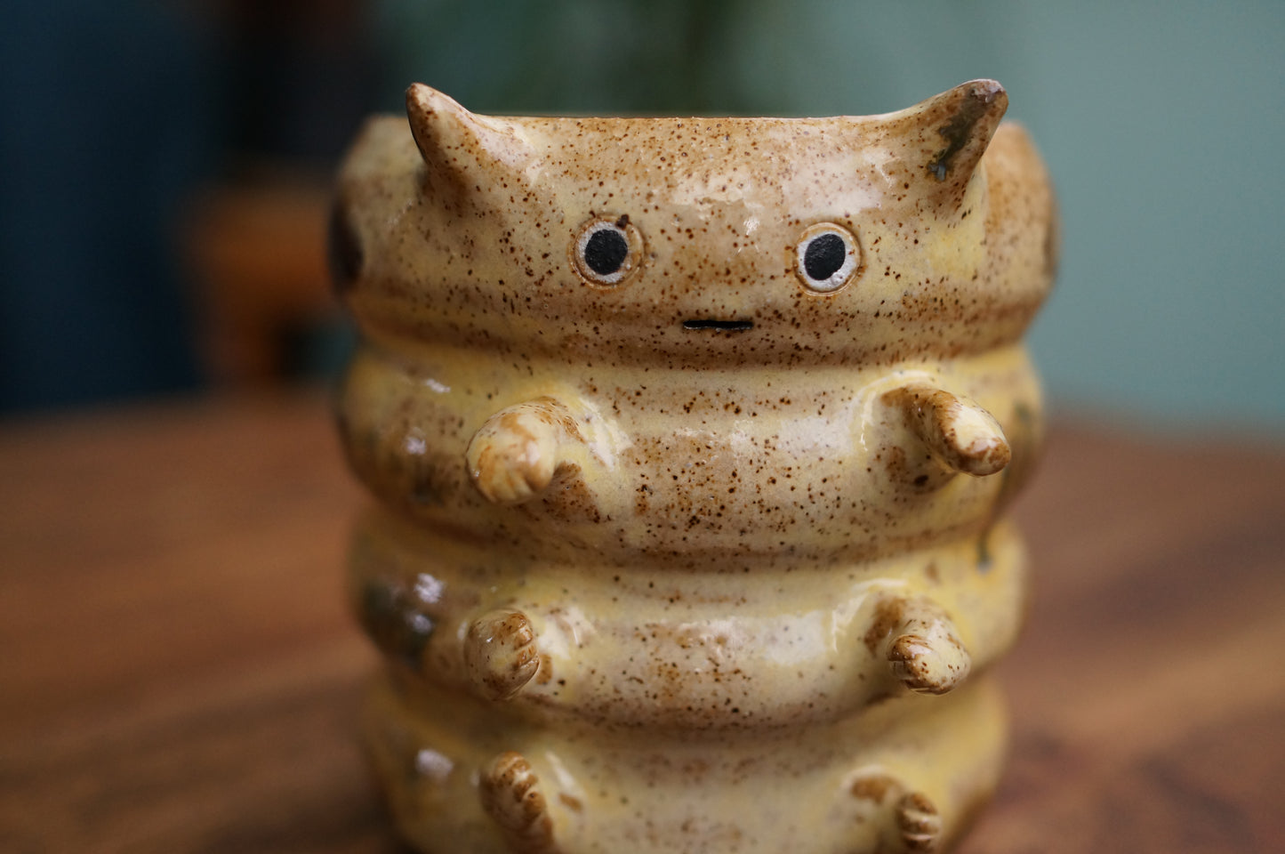 Yellow Caterpillar Mug