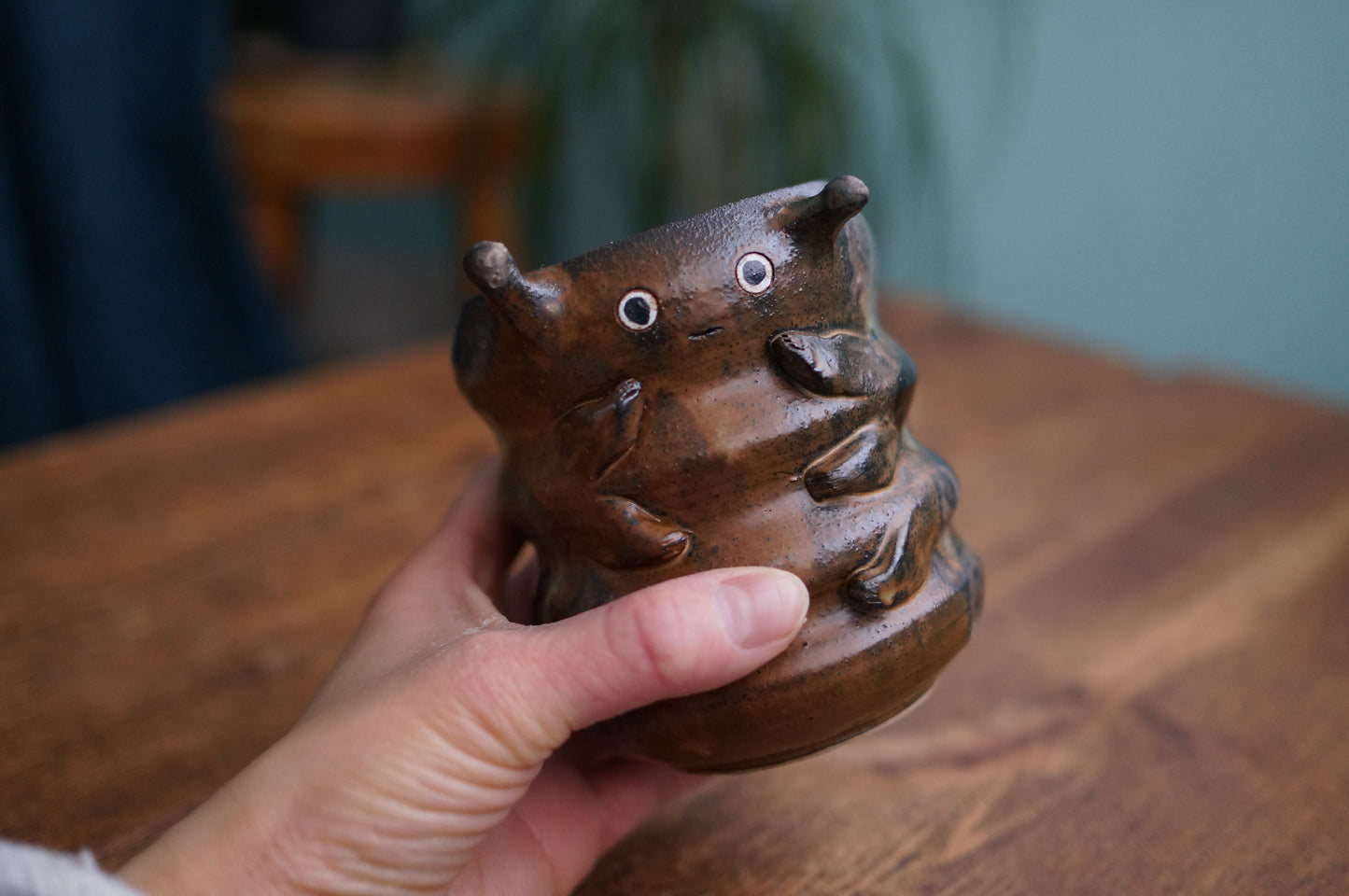 Brown Caterpillar Mug
