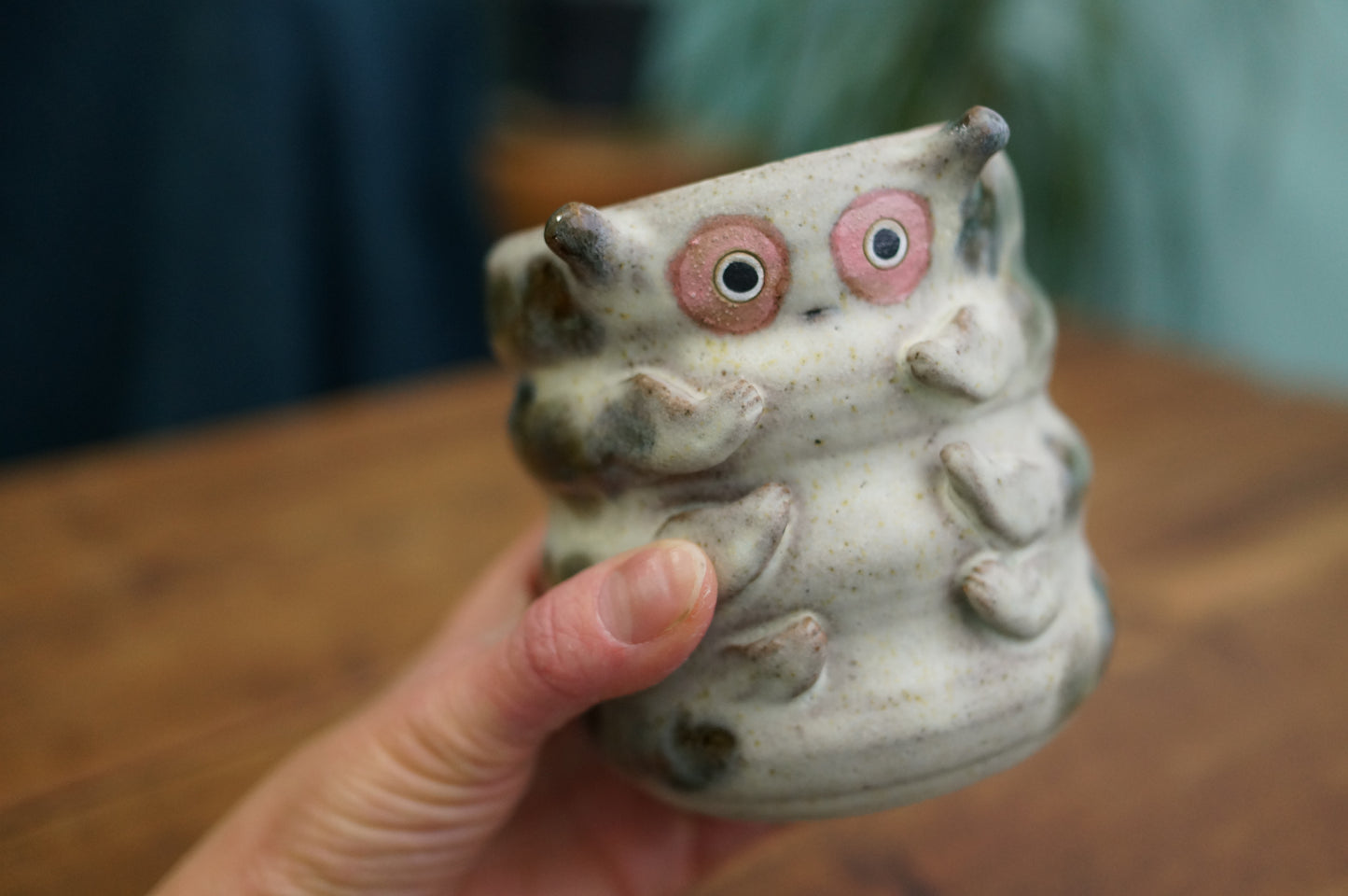 White Caterpillar Mug