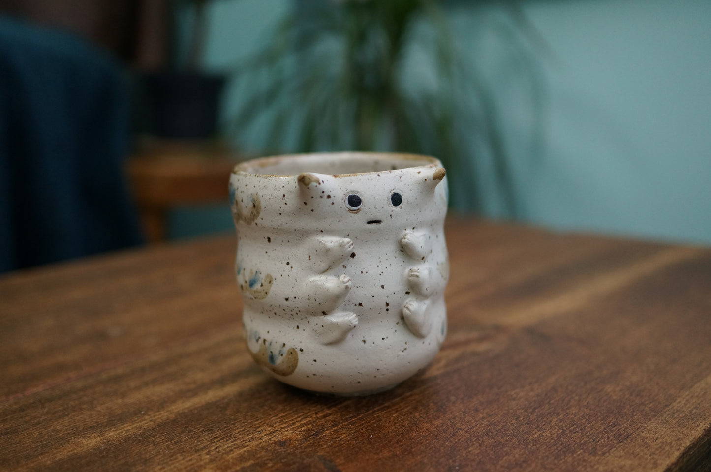 White Caterpillar Mug