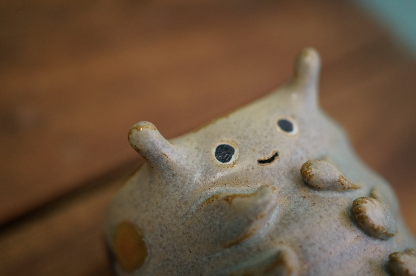 Grey Green Caterpillar Mug