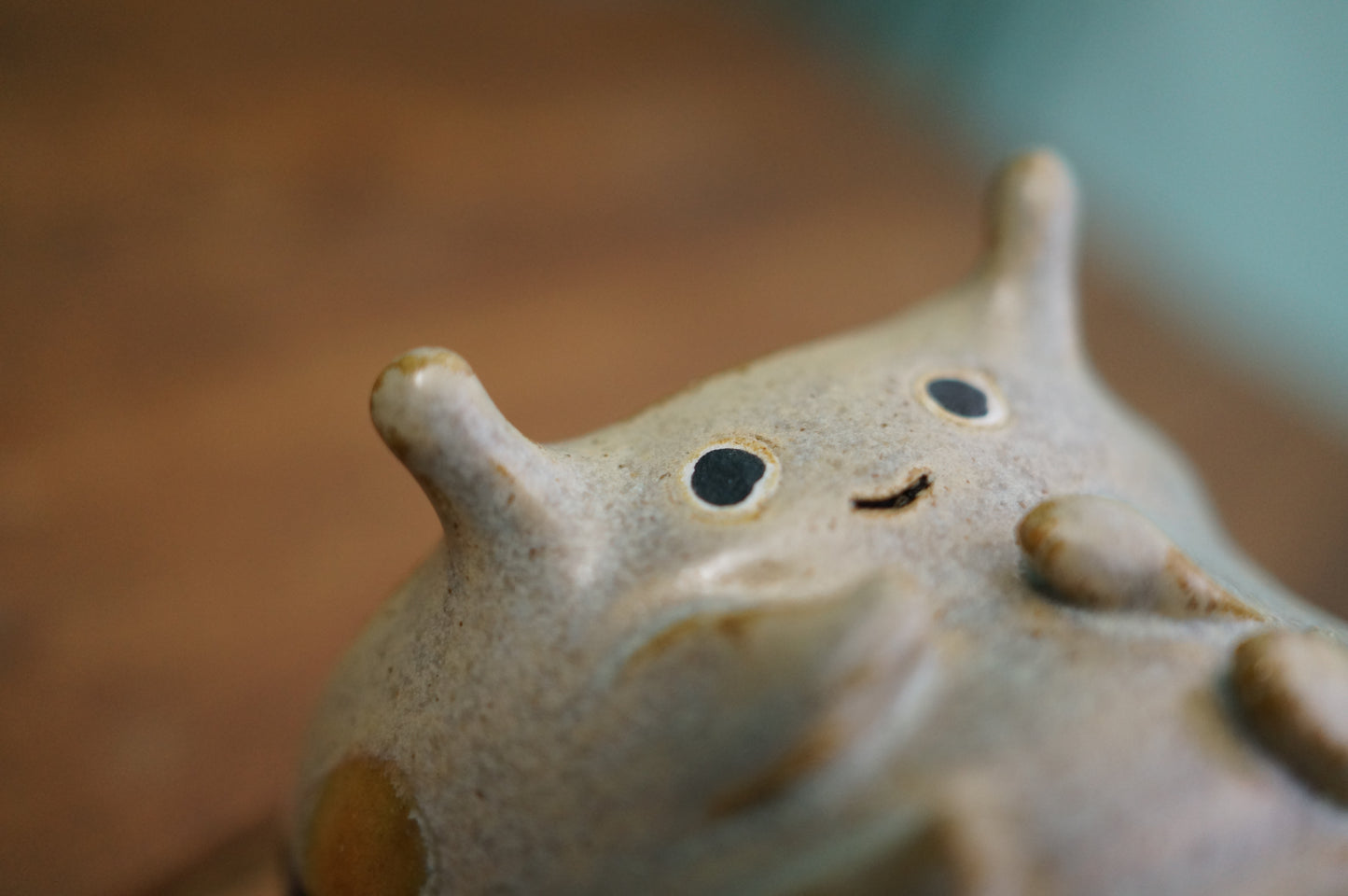 Grey Green Caterpillar Mug