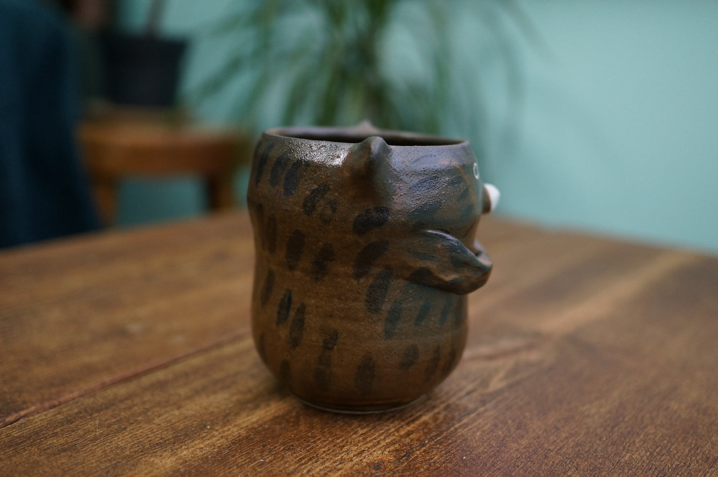 Matte Brown Bear Cup