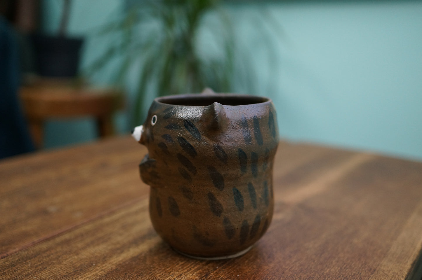 Matte Brown Bear Cup