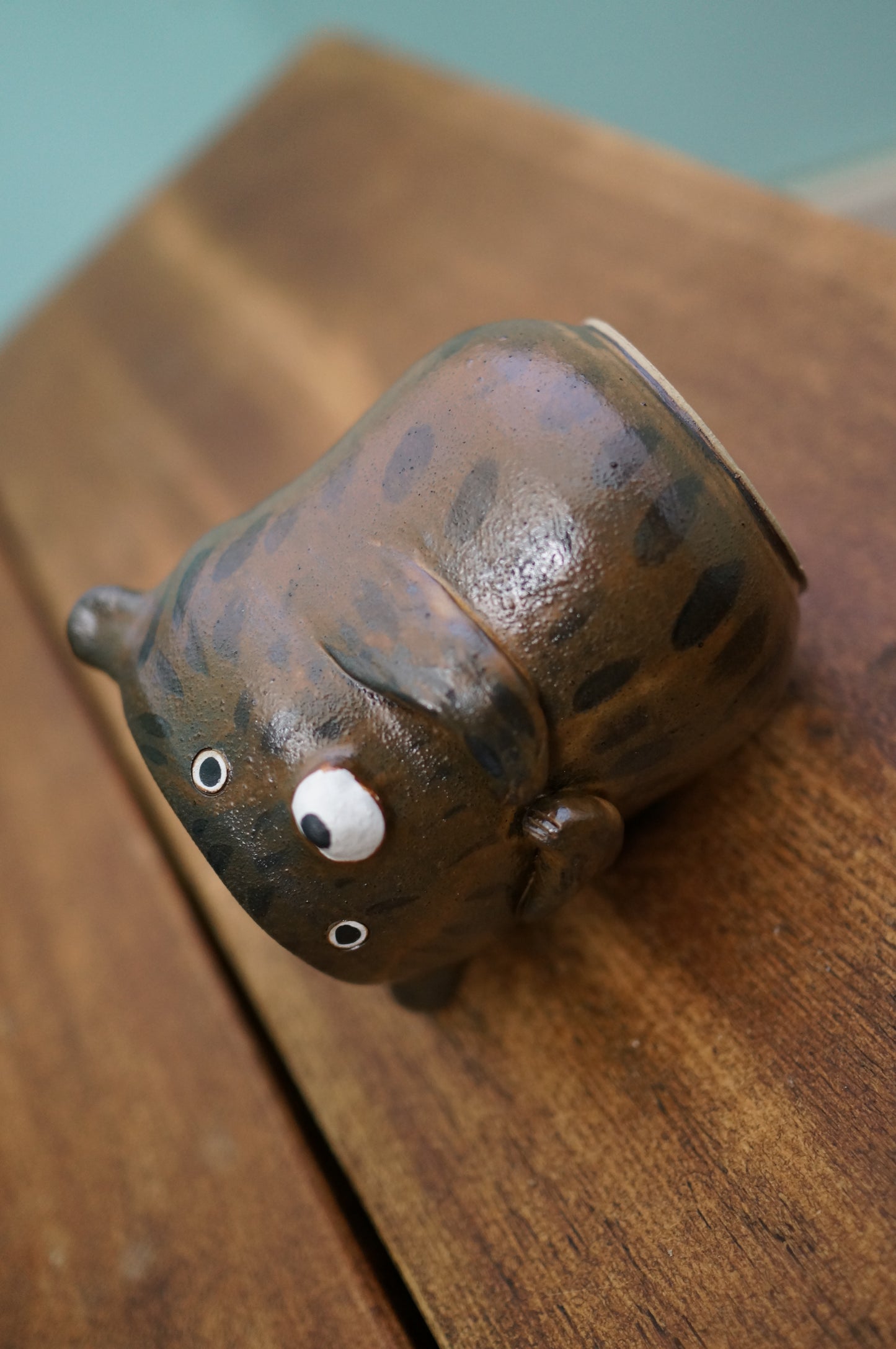 Matte Brown Bear Cup