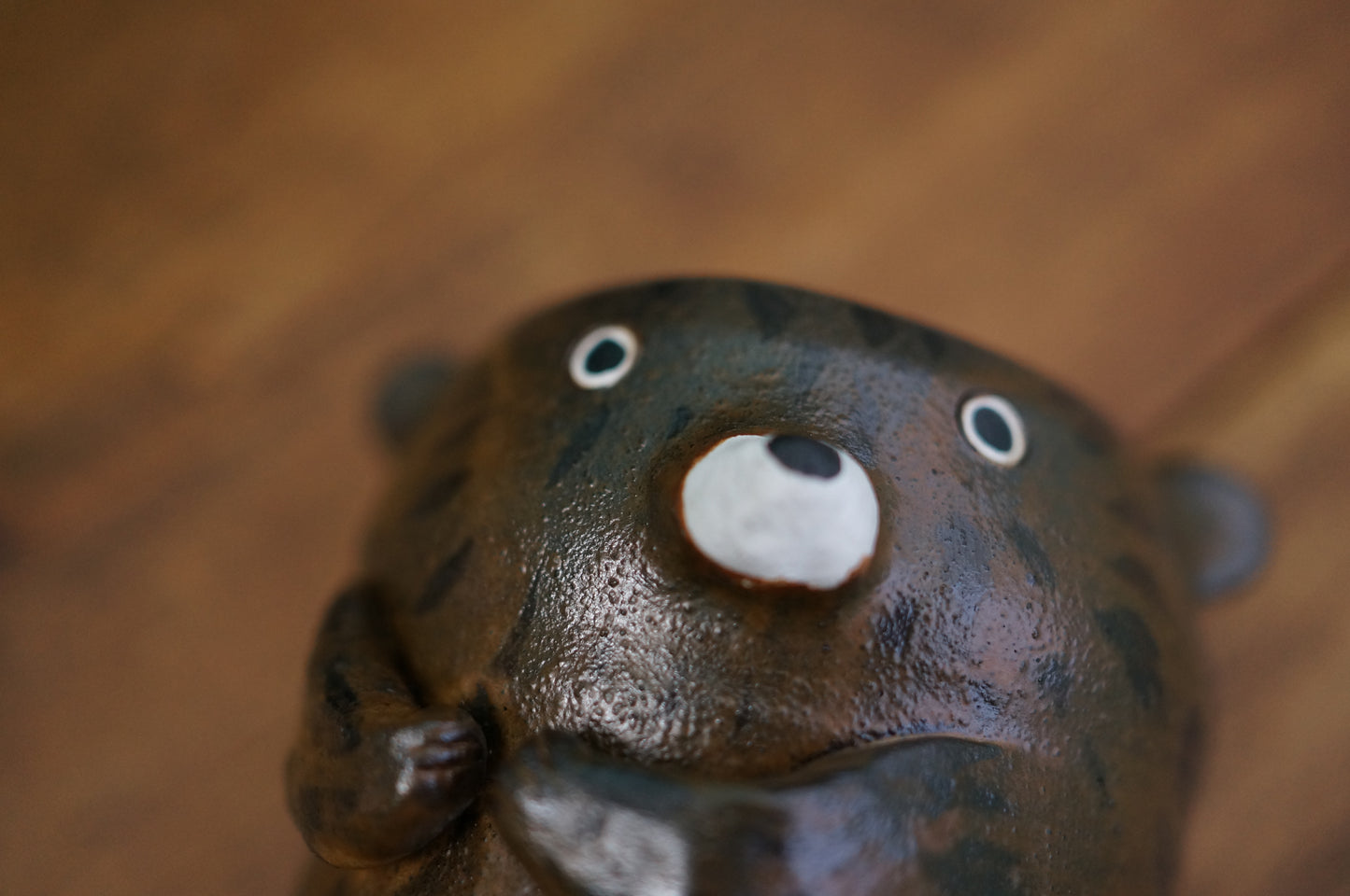 Matte Brown Bear Cup