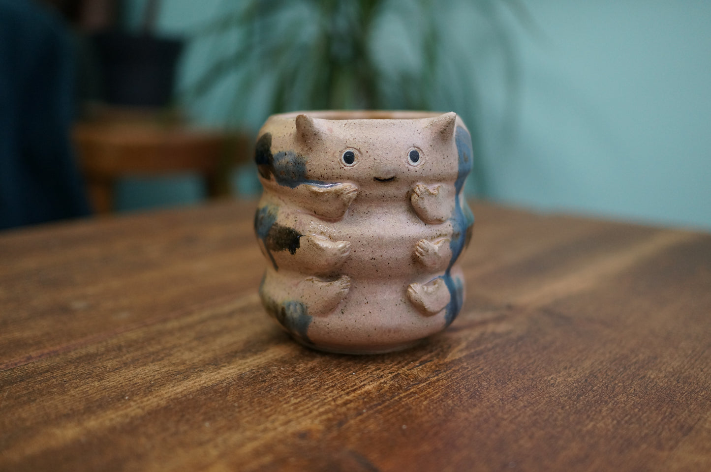 Pink Caterpillar Mug