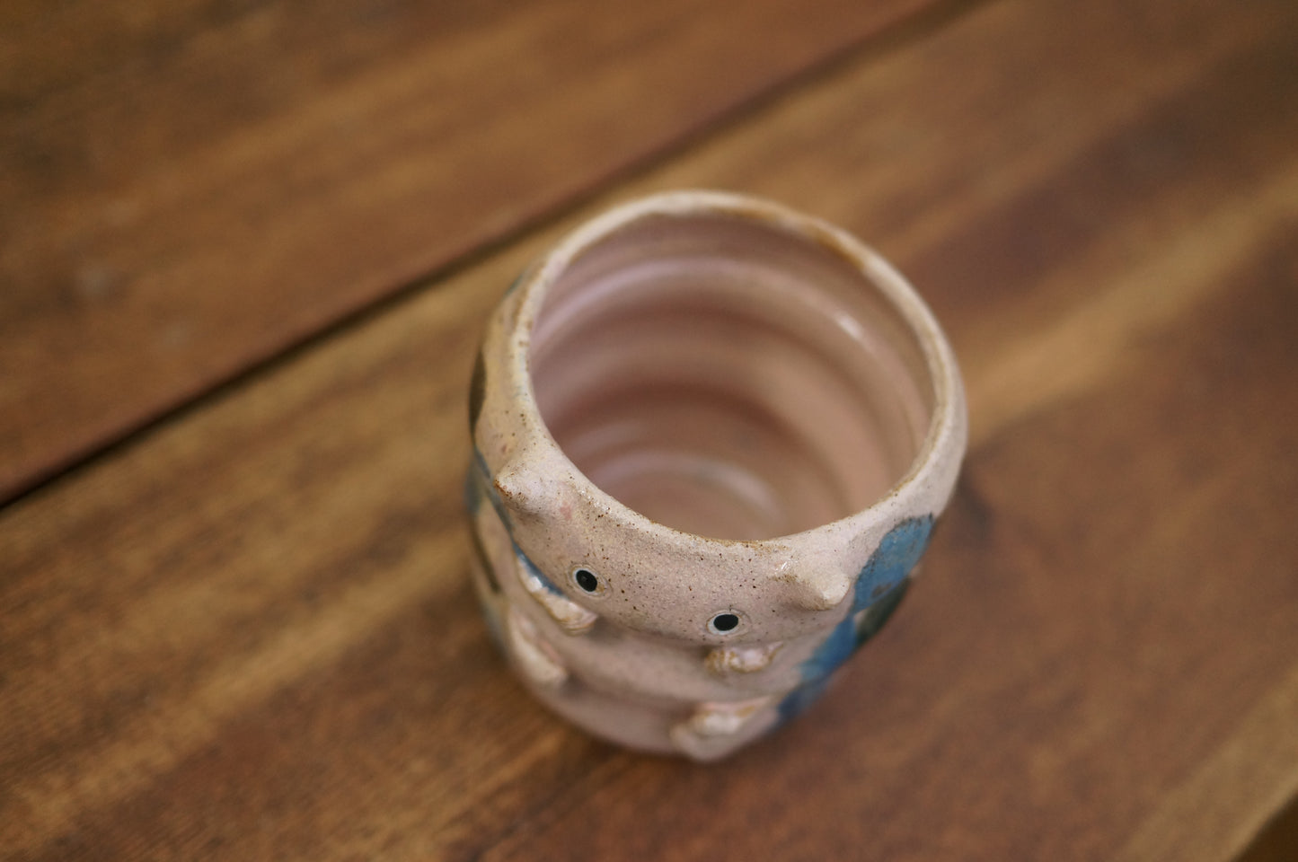 Pink Caterpillar Mug