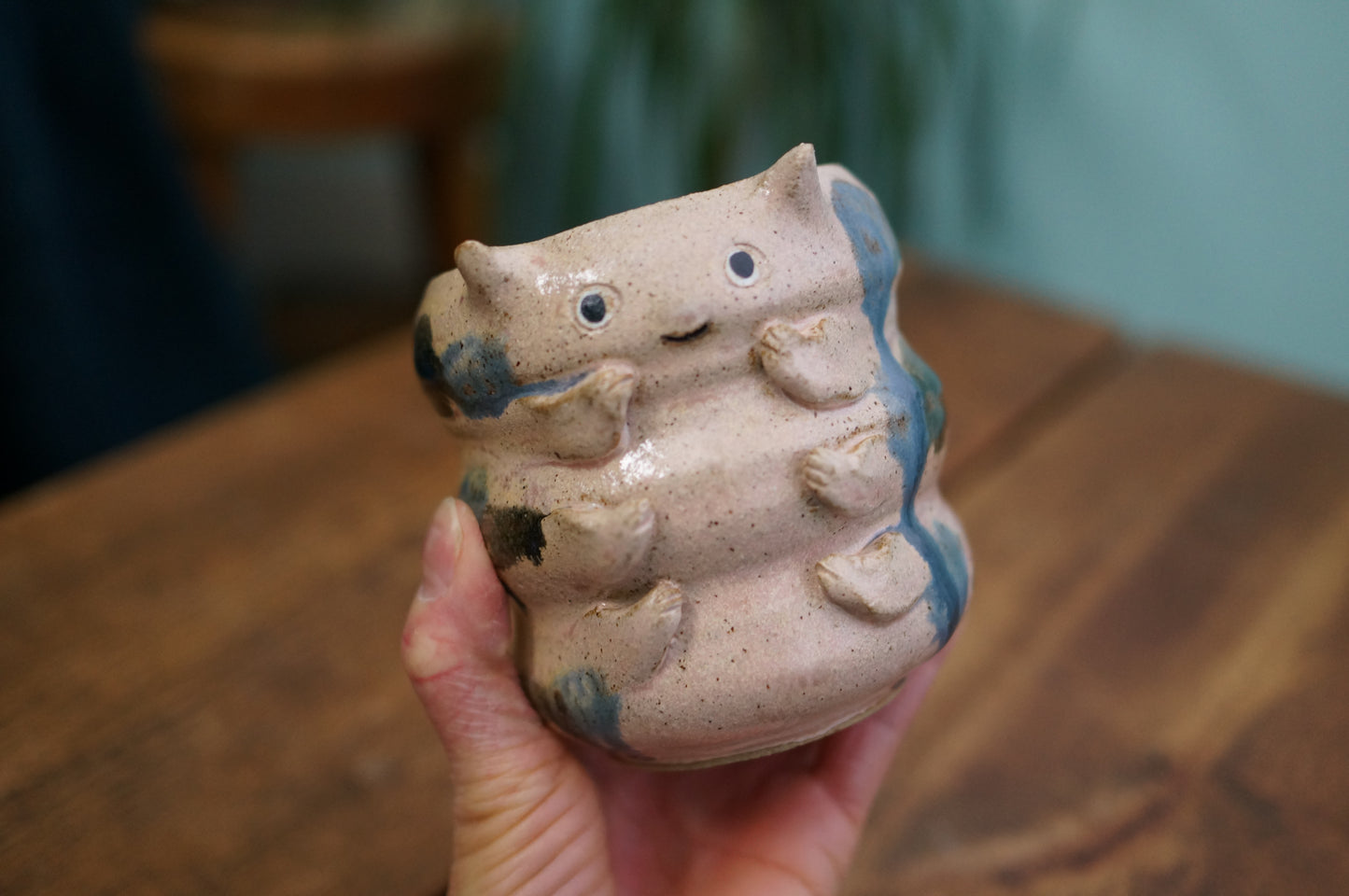 Pink Caterpillar Mug