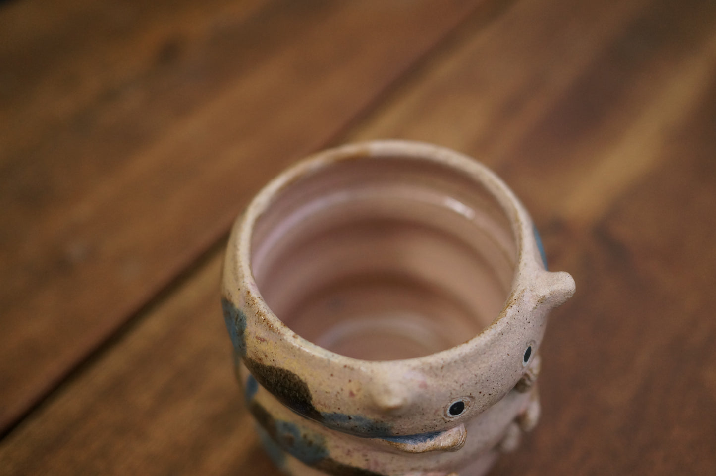 Pink Caterpillar Mug