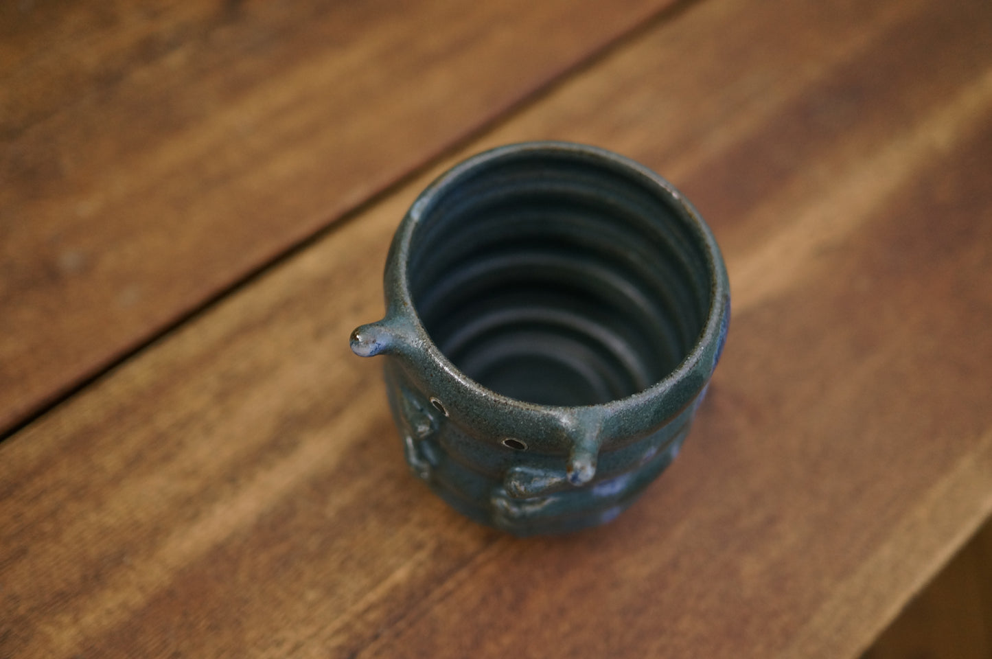 Blue Caterpillar Mug