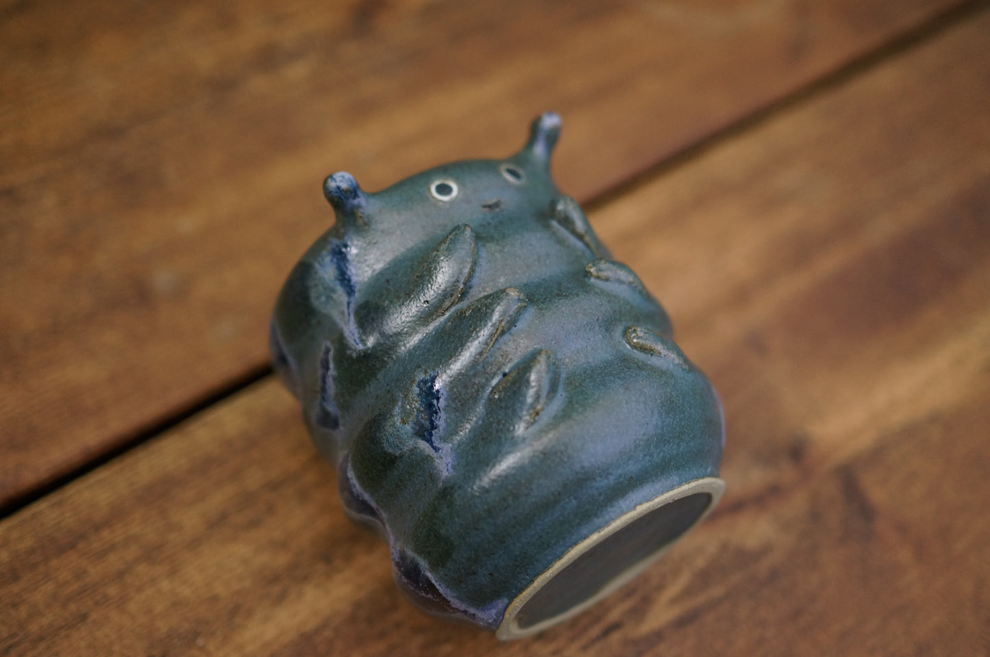 Blue Caterpillar Mug