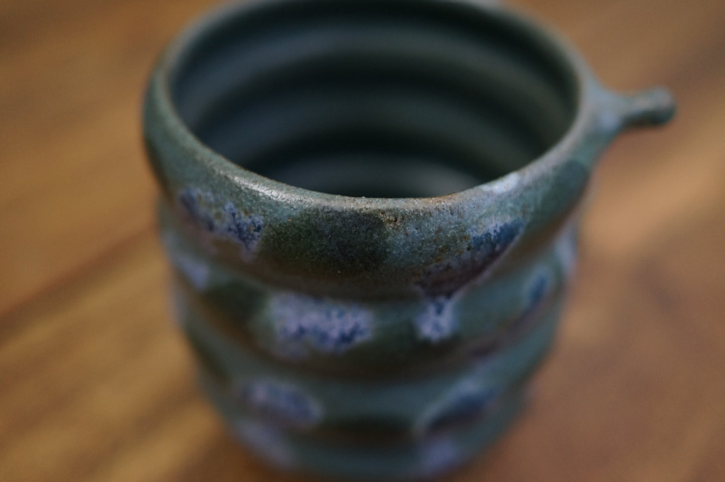 Blue Caterpillar Mug