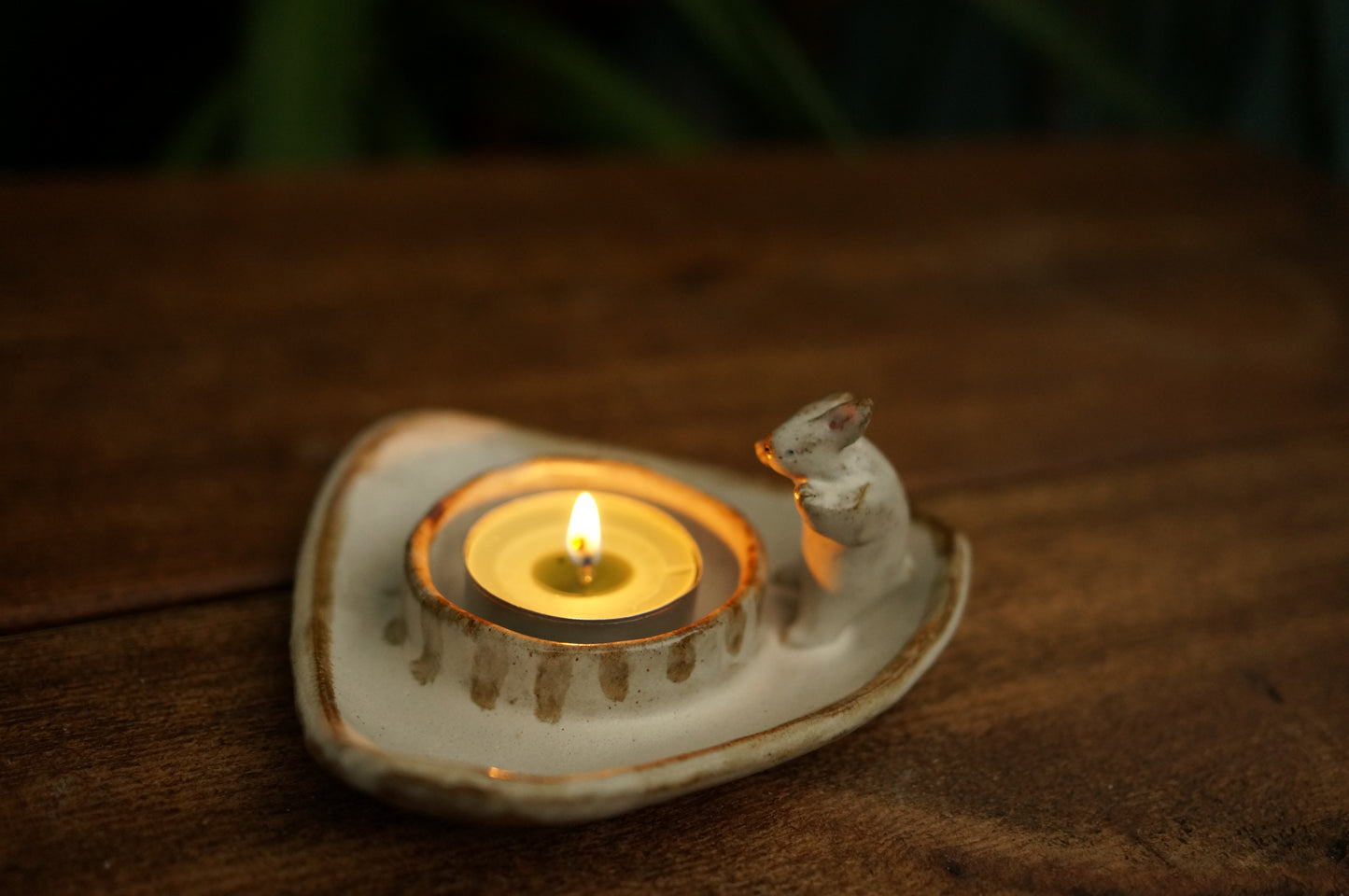 Rabbit Tea light holder