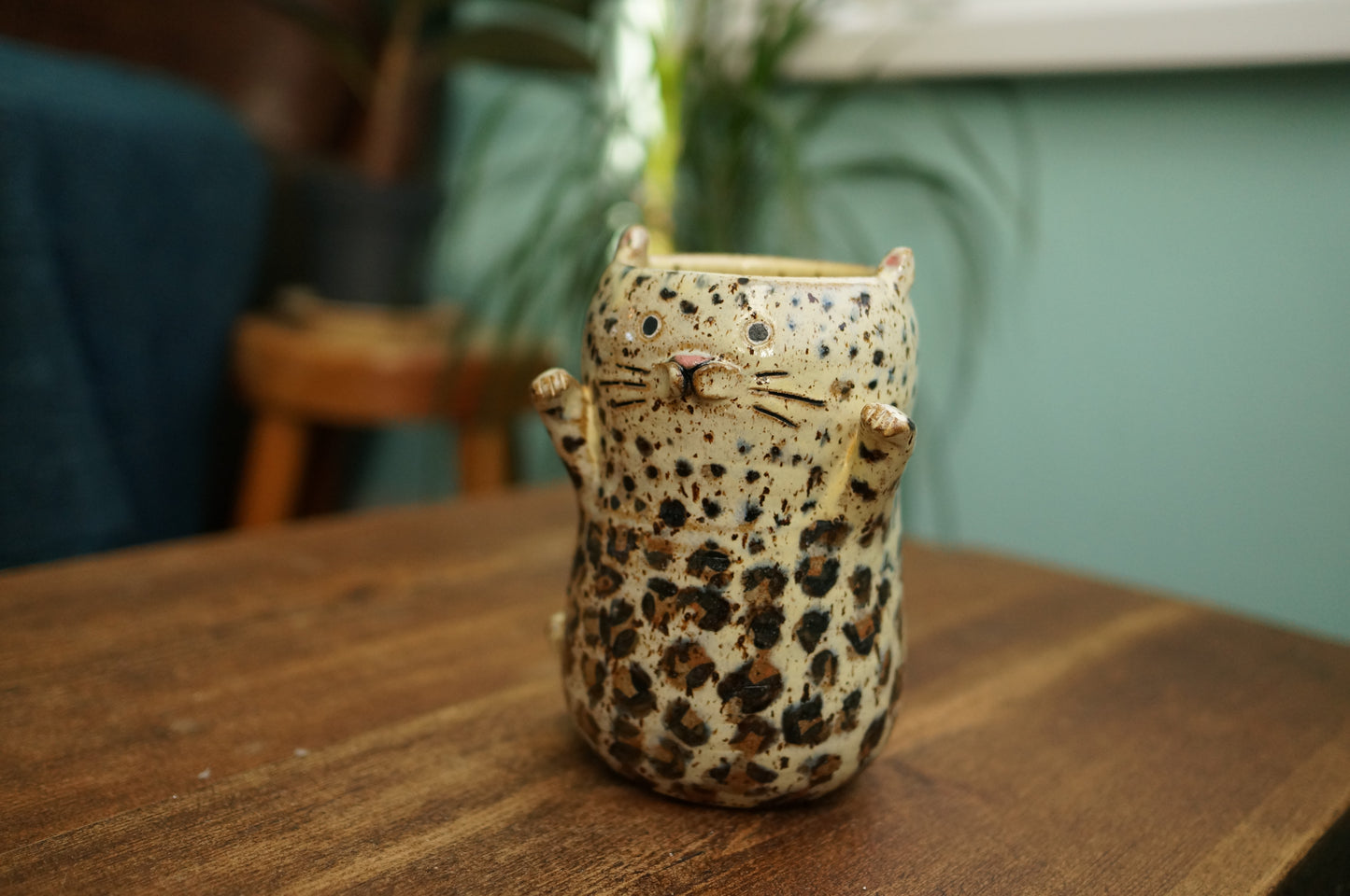 Leopard Vase