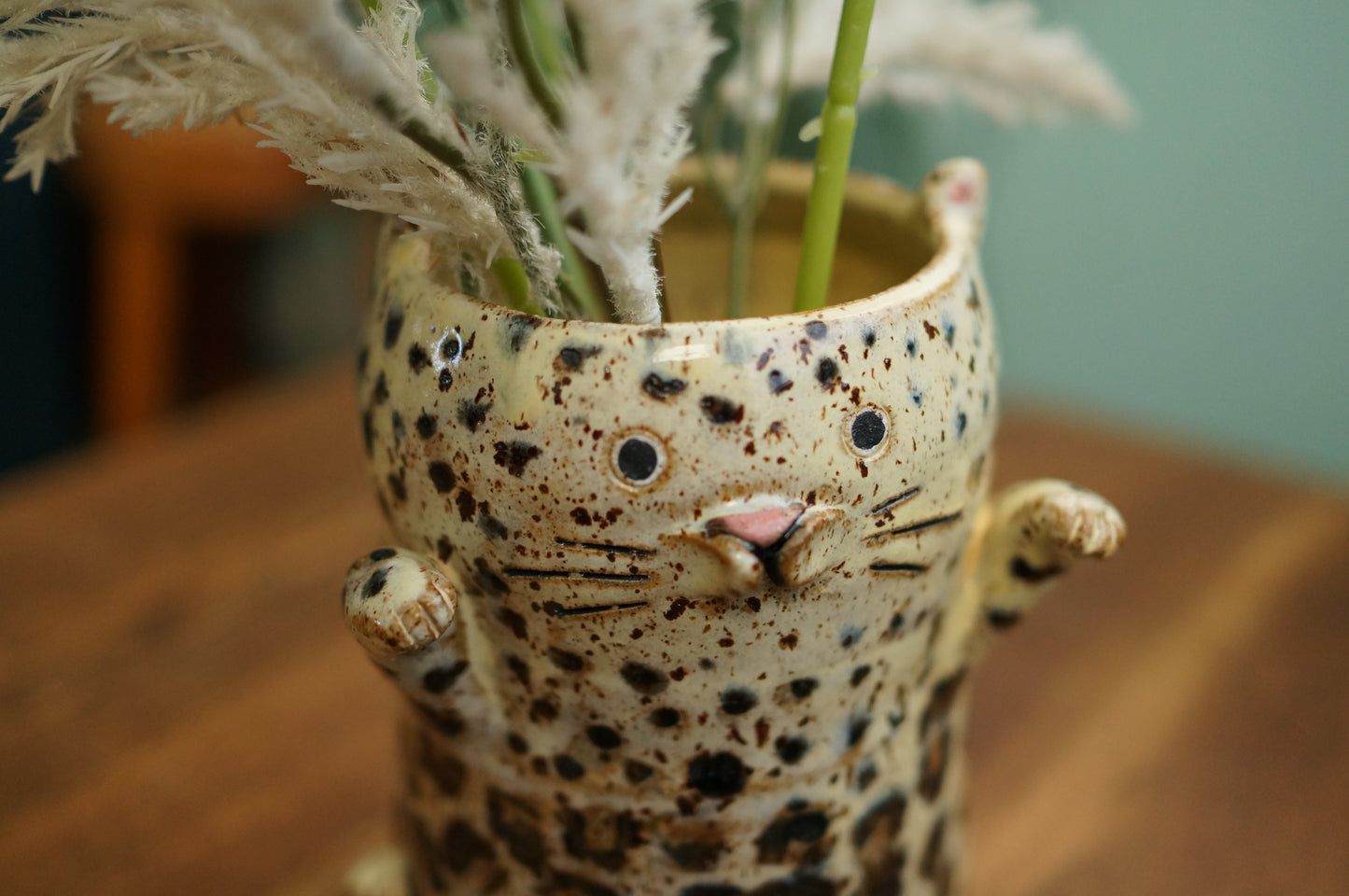 Leopard Vase