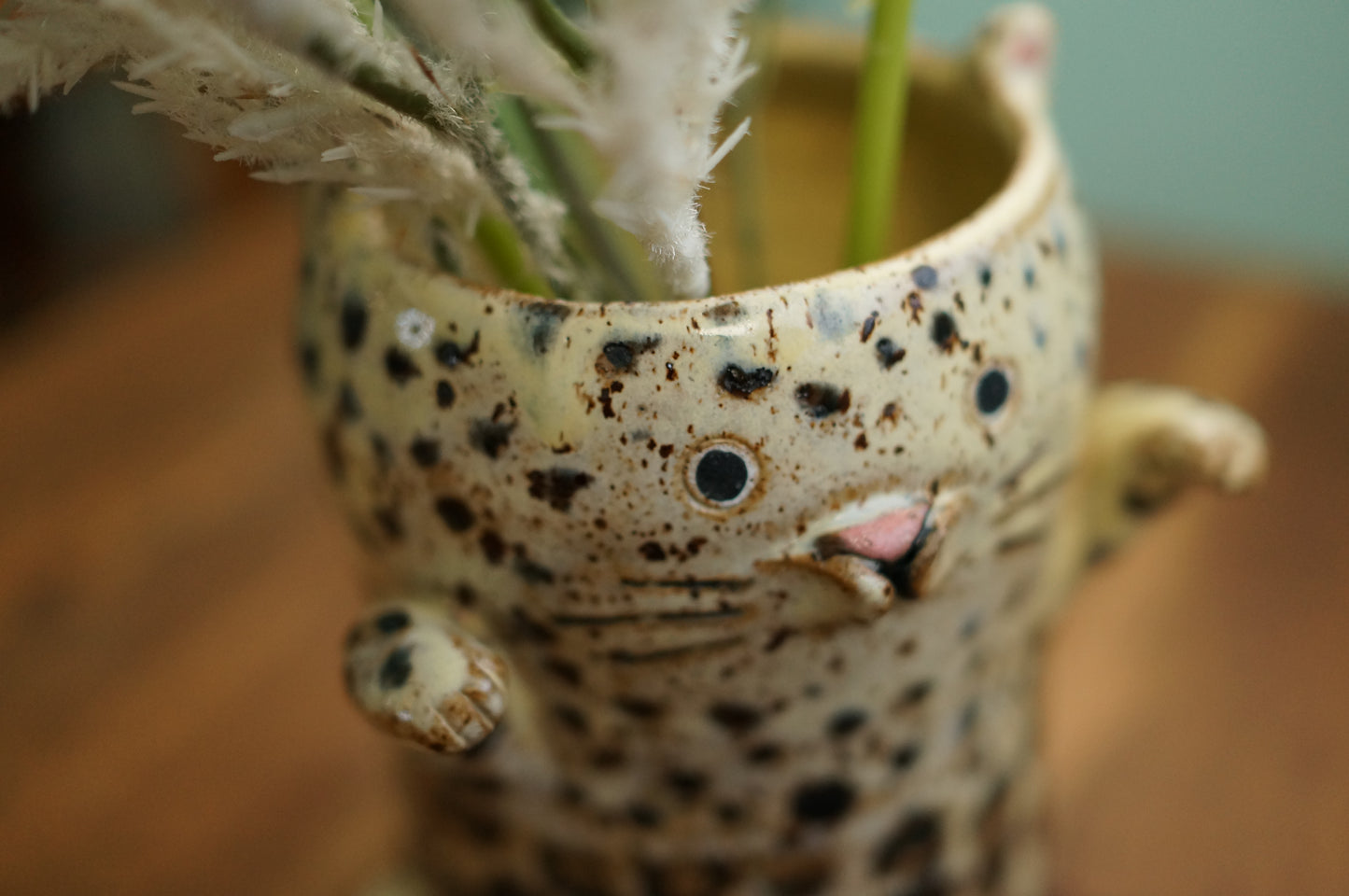 Leopard Vase