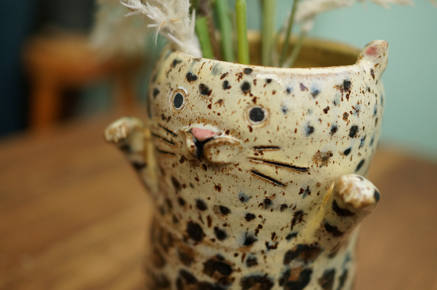 Leopard Vase