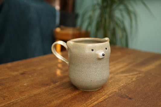 Grey Blue Bear Mug