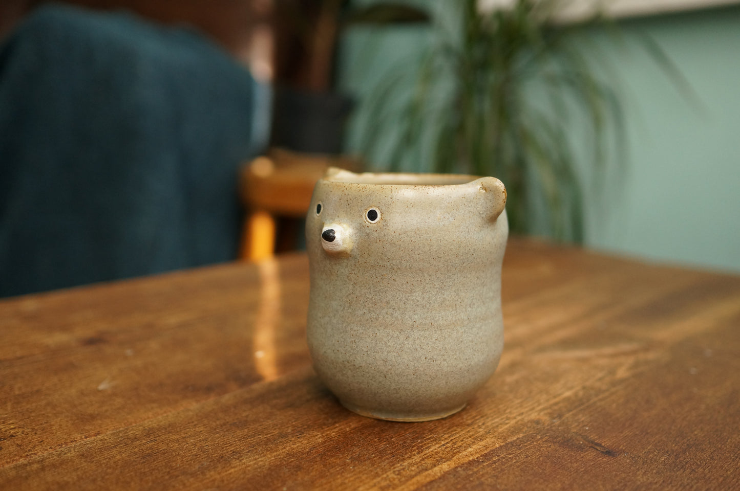 Grey Blue Bear Mug