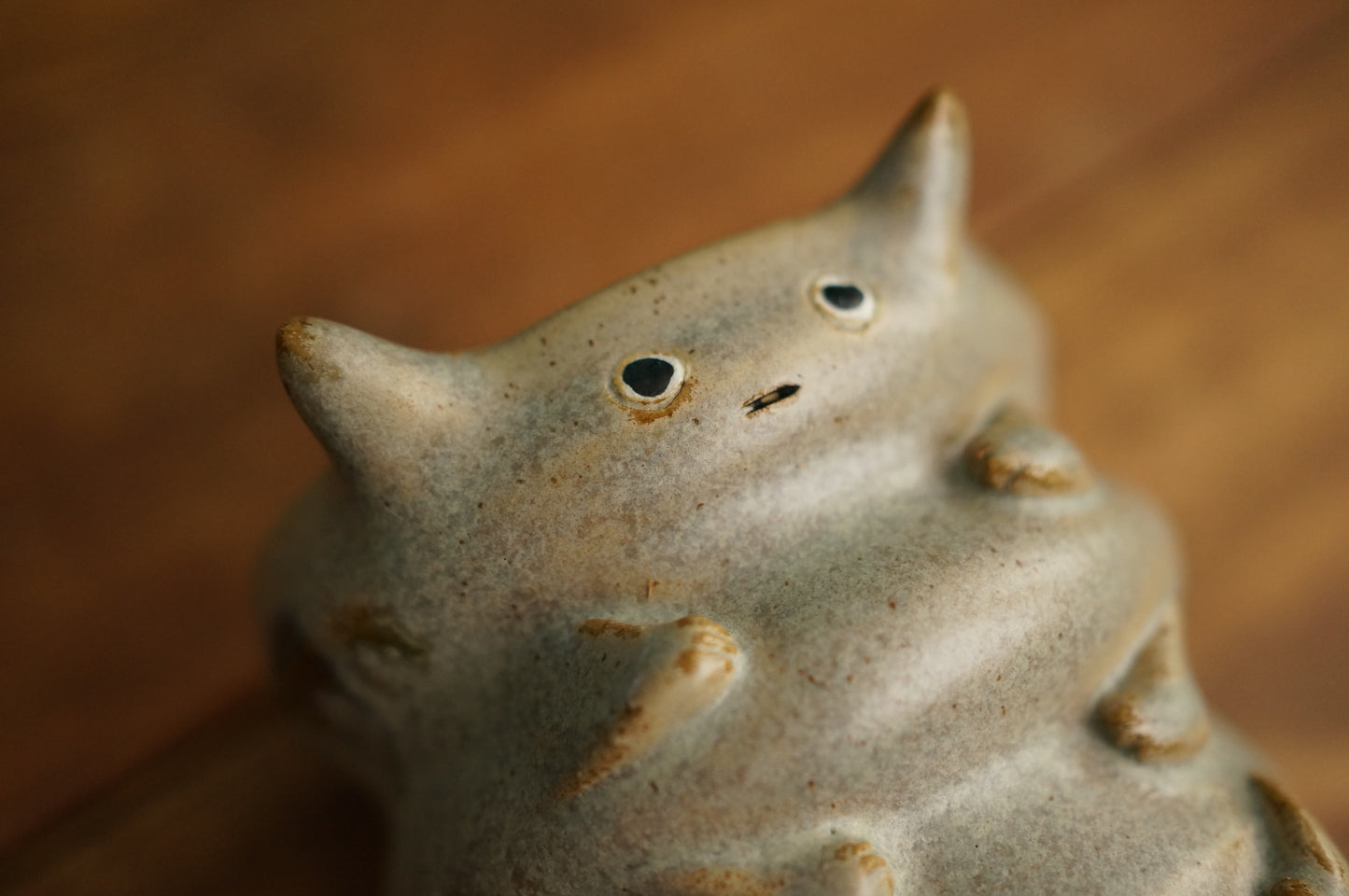 Grey Green Caterpillar Mug