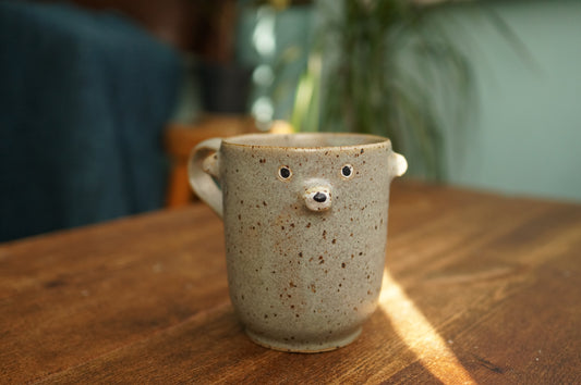 Grey Blue Bear Mug