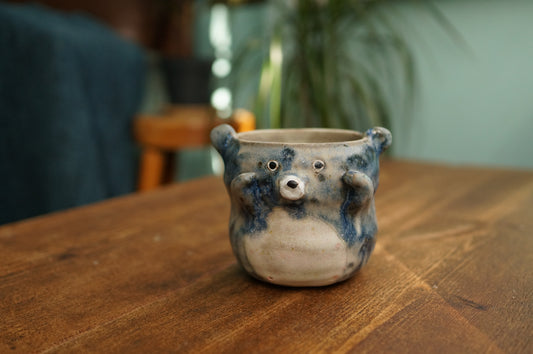 Snowy Blue Bear Mug