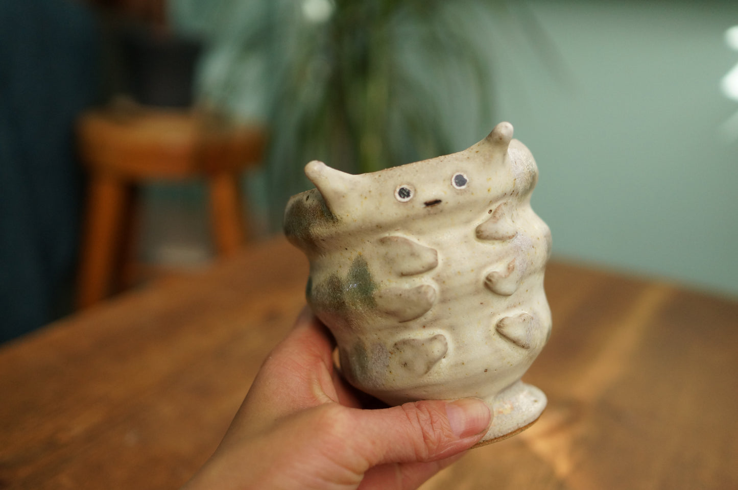 White Caterpillar Mug