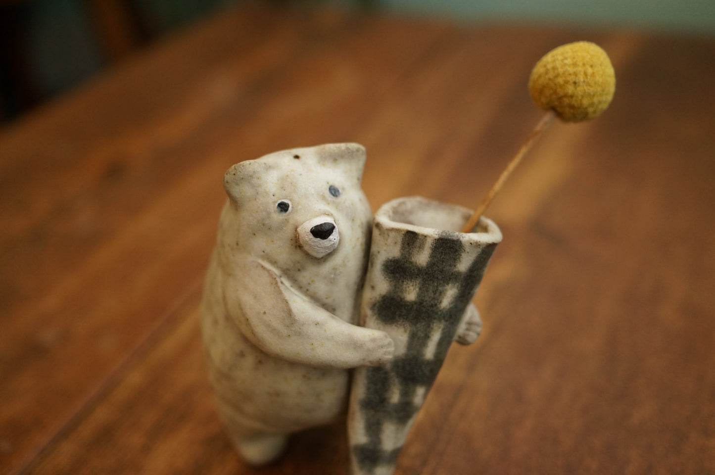 Standing Bear Vase