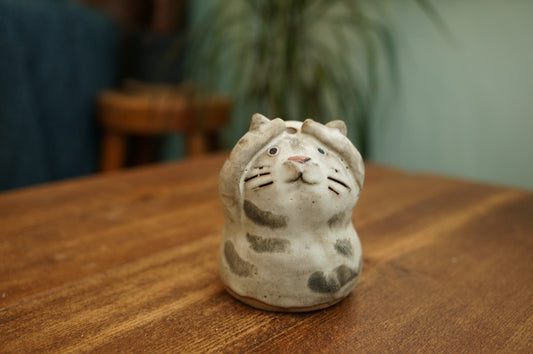 White Tiger Vase