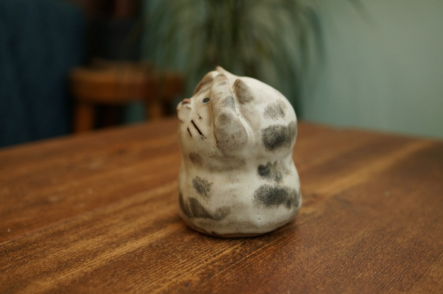 White Tiger Vase