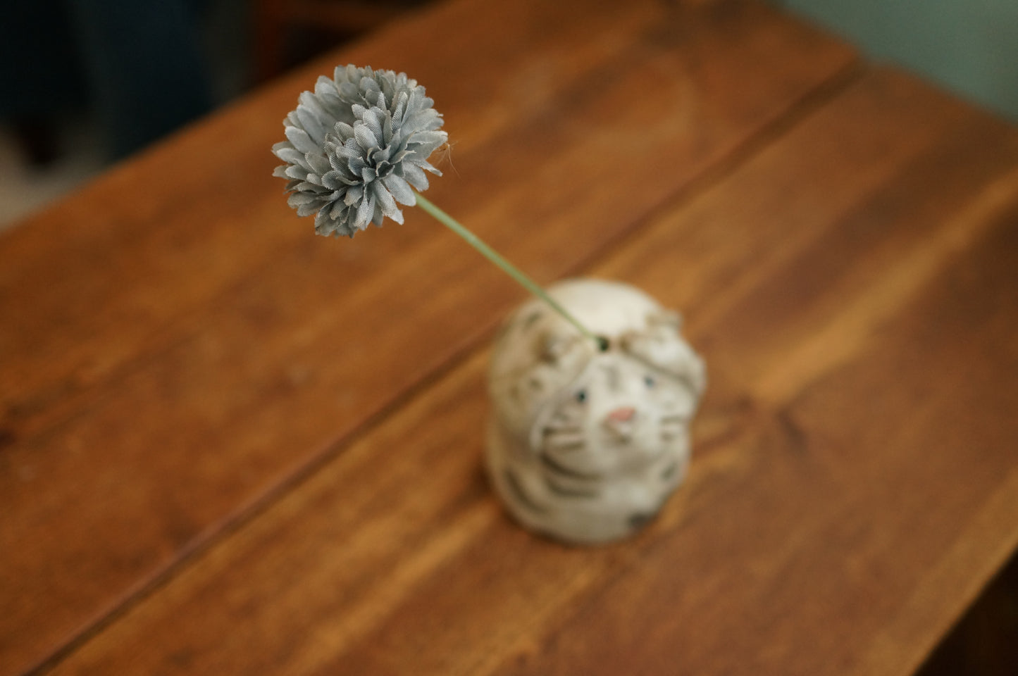 White Tiger Vase
