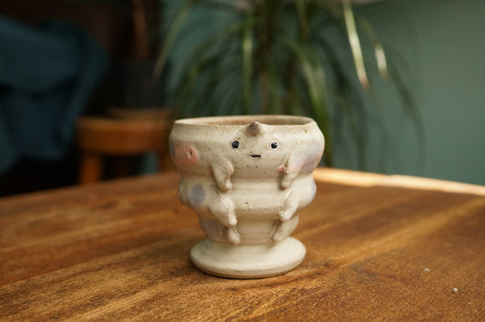 White Caterpillar Mug
