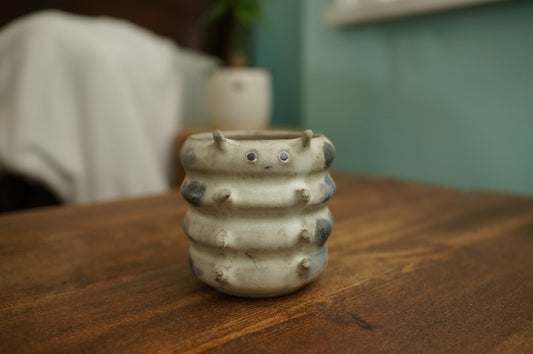 White Caterpillar Mug