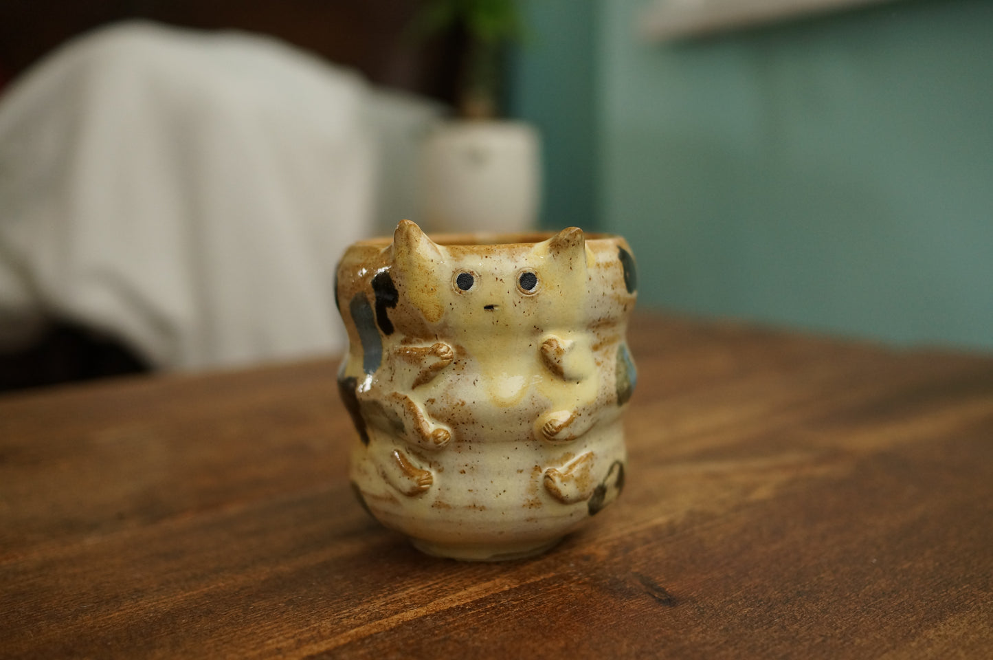 Yellow Caterpillar Mug