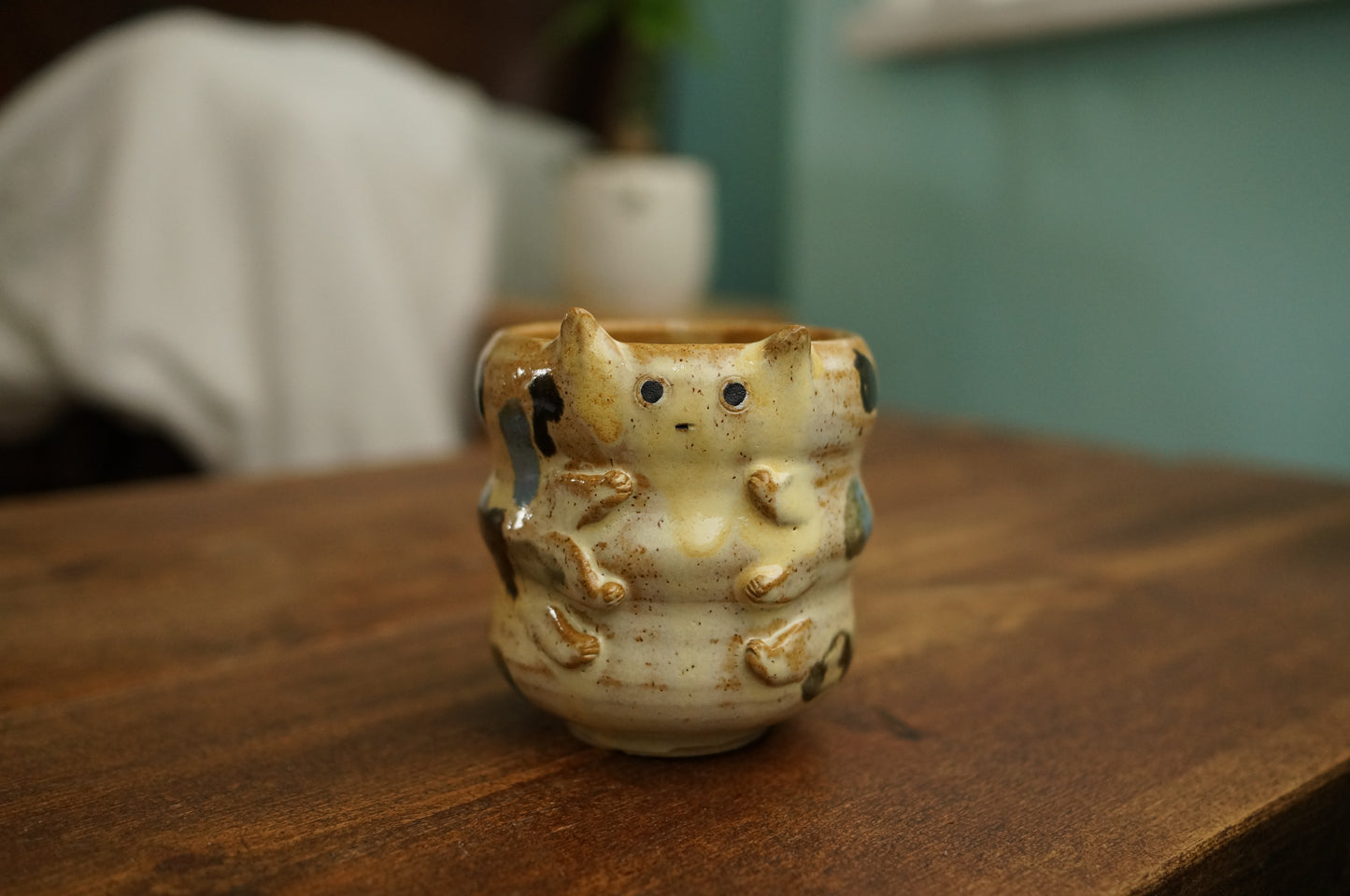 Yellow Caterpillar Mug