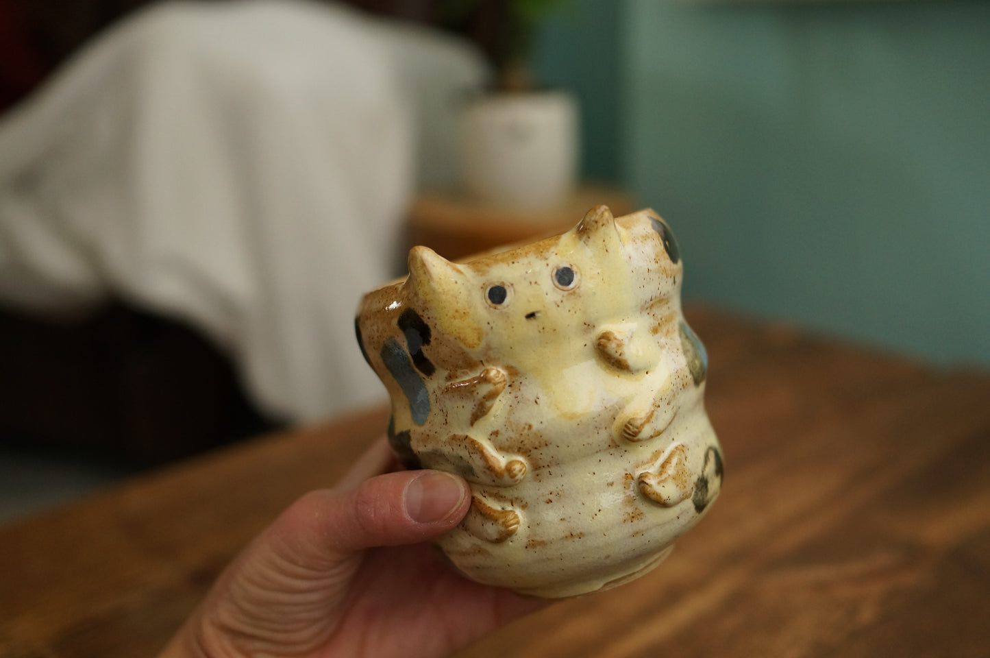Yellow Caterpillar Mug